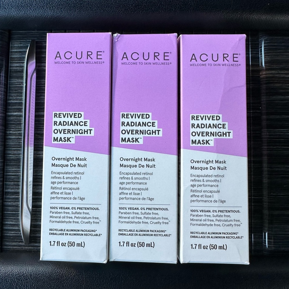 ACURE Revived Radiance Overnight Mask ✨ NIB